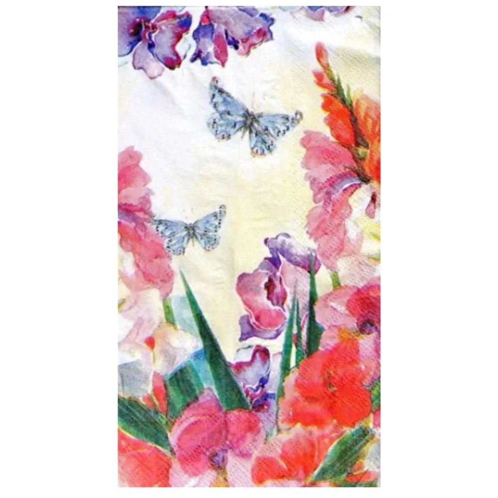 BlueInk Studios Garden Bouquet Multicolor Guest Towel Napkins, 40 ct (6061)